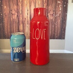 Rae Dunn Red Artisan Vase Valentines Gift
